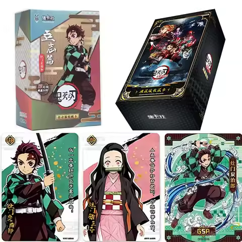 Genuine Card.Fun Demon Slayer Mugen Train Arc Limited Collection Edition Collectible Cards Anime Per