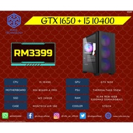 RUFIS Custom Gaming PC Package (INTEL i5 10400 / GTX 1650 / 16GB RAM / 240GB SSD)