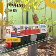 Rwe-45 wes-24 Train Locomotive CC203 Livery 2014 - MINIATURE WOODEN TRAIN SURABAYA Original