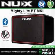 NUX Mighty Lite BT MKII BT 3 Watt Portable Mini Desktop Modelling Guitar Amp Bluetooth Amplifier Spe