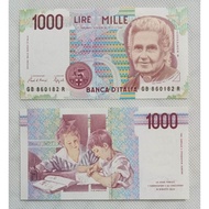 Italy 1000 lire Paper 1990 Years !Exit the circulation market 1pcs Random number
