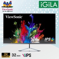 ViewSonic VX3276-2K-mhd 32 Inch WQHD IPS Monitor with a Stylish Ultra-Slim Frameless Design ( VX3276