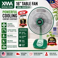 XMA 16” Table Fan Kipas Meja | 5 Blade 3 Speed Fan | SIRIM Approved | Premium Table Fan Malaysia
