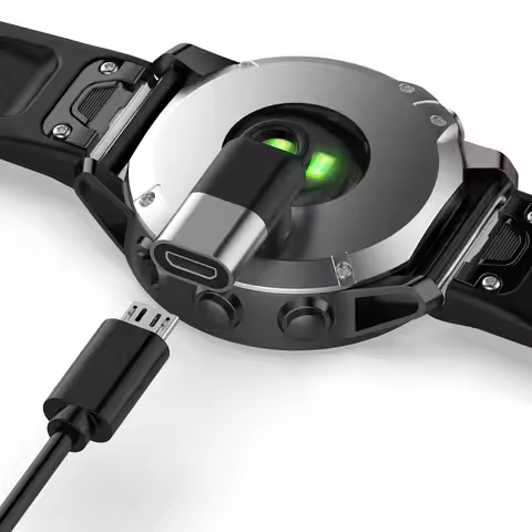 Type C/Micro USB to 4pin Charging Adapter For Garmin Fenix 5/5S/5X/6 Forerunner 45/45S/245/245M/935 