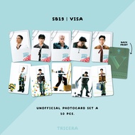 SB19 Unofficial Photocard Set - Visa - Photo Concept
