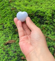 能量擺飾-天然可愛小清新天青石愛心 療癒 治癒 快速出貨