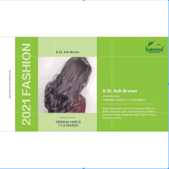 New Colors!!! Bremod Hair Color Dye 8/10 Ash Brown