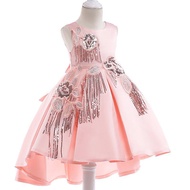 💥 Ready Stock 💥 Gaun Budak Perempuan Baju Raya Pakaian OOTD Princess Dress Girl Children Clothing Pa