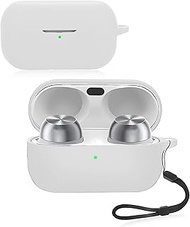 For Technics EAH-AZ100&EAH-AZ100E-S&EAH-AZ100E-K Earphones Soft Silicone Case with Neck Strap - Wate