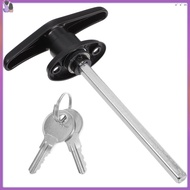 Barn Door Handle Garage Door Handle With Lock Locking T-handle With Keys  ouxuanmei