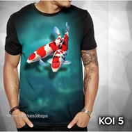 Koi Fish T-shirt Ornamental Fish Indonesian Koi Fish Lovers Community T-shirt Premium Distro Hobby K