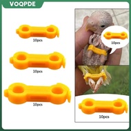 [voqpde] 10x Chicken Leg Bands Outer Inner Leg Fixing Clamps Chicken Hobble Braces for 1