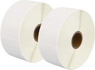 2 Rolls 38 mm x 25 mm Direct Thermal Labels Compatible with Zebra GK420d GK420t GC420d GX420d GX420t