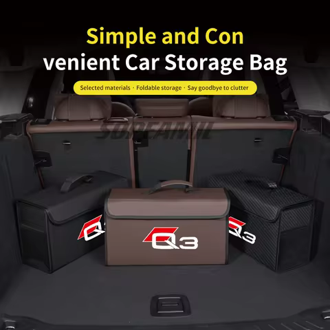 Car Trunk Organizing And Storage Box For Audi Q2 Q3 Q4 Q5 Q7 Q8 A1 A3 A4 A5 A6 A7 A8 TT S3 S4 S5 S6 