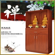Buddha altar cabinet household God of Fortune shrine Buddha statue offering table