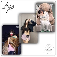 [2 SIDES] [BlackPink Lisa 3], 2 sides ATM skin | Decorative ATM Card Sticker, Apartment Card - Water