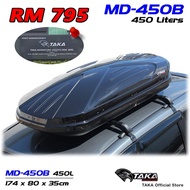 TAKA Roof Box MD-450B (450 Litres) Slim Design Storage Roofbox