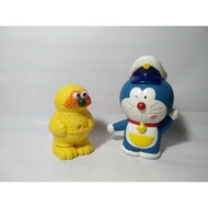 Doraemon Piggy Bank Toy Coin Bank Pilot Pencil Case Captain Captain Ship Nahkoda Pencil Box Old Scho