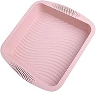 10" Rectangle Nostick Silicone Cake Pan Baking Plate Pans Bake Tray Mold - Green