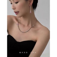 Candy Gradient Flower Bead Necklace / Kalung Manik Bunga Gradien Gula-gula