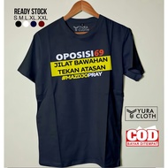 Distro Men's T-shirt OPOSISI69 MAZDOPY / GANJARIST T-SHIRT