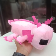 Minecraft Axolotl Pink Plush Toys Salamander Minecraft Bee Doll