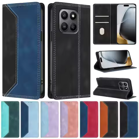 Magnetic Flip Case For Funda Honor X7D X9D X9C X8C X7C X6C X5C X9B X8B X7B X6B X5B Plus X9A X8A X7A 