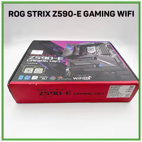 Motherboard Z590 DDR4 PCI-E 4.0 4 × M. 2 USB3.2 11th/10th Generation ROG STRIX Z590-E GAMING WIFI