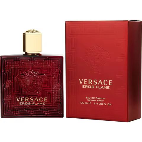 VERSACE EROS FLAME Aeros Red Eros Flaming Love for Men 100ml/200ml Fresh and Long Lasting Fragrance