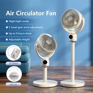 Cordless Air Circulation Fan Standing Fan Floor Fan Adjustable Height USB Charging 4000mAh/8000mAh