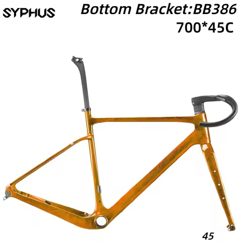 Syphus 2026 T1100 Carbon Gravel Bike Frame UDH Gravel Bike T47 Gravel Bicycle Frameset Carbon Bicycl