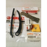 3item Package tensioner tongue + Timing chain + Punch Yamaha Vega zr, Jupiter z robot Series 5D9