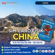 KARTU SIM CARD CHINA MAINLAND SUPPORT TKTK 3/5/10/20 GB Data | 15/30 Hari | eSIM Roaming | eSIM Trav