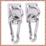 2 Sets Of Suspended Ceiling Wall Mount U-Shaped Hooks Stainless Steel Heavy Duty Multi-Function Hamm