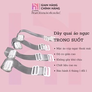 [COVERED NAME] Combo of 5 Transparent Bra Straps Adjustable Up and Down, Good Elasticity, Comfortabl