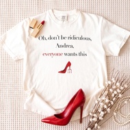 Baju The Devil Wears Prada T-Shirt Everyone Wants This Tee Shirt Miranda Priestly Quote Tshirt 100% 
