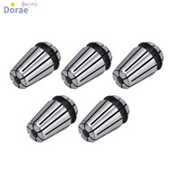 DORAESE 5Pcs ER11 Spring Collet Set, High Accuracy ER11 Type CNC Collet Chuck, Precision 1/16" to 1/