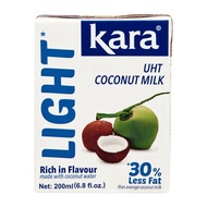 KARA UHT Coconut Milk Light/KARA UHT Natural Coconut Cream