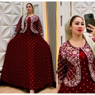 Hindi millen polka dot vest dress