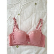 Si bra size 80/85 C pink lace trim