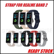 For Realme Band 2 Smart Watch Colorful Soft Silicone Watch Strap Watchstrap Replacement WristBand Bracelet Belt
