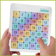 Number Slide Puzzle 6x6 Magnetic Educational Game Number Sliding Puzzle Game for Kids Adults Travel 