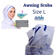 (PMN) Tudung Nurse Awning Biasa / Tudung Nurse Awning Scuba / Tudung Jururawat / Tudung Nurse Skuba
