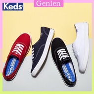 【Free Sock】4 Color Keds Women White Shoes Korean Fashion Classic Canvas Sneakers a