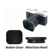 Square Shape Lens Hood 37mm 39mm 40.5mm 43mm 46mm 49mm 52mm For Canon Nikon Fujifilm Leica Panasonic