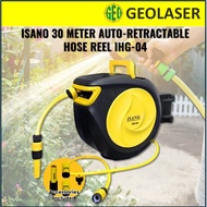ISANO 30M Auto Retractable Garden Water Pipe Hose Reel Wall Mounting Extension Roller IHG-04