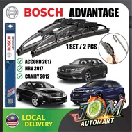 Camry 2012-/ HRV / Accord 2017- / A33 Bosch Advantage Wiper Blade Set 26" / 18"