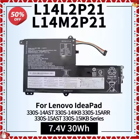 L14M2P21 L14L2P21 Laptop Battery for Lenovo IdeaPad 330S-14AST 330S-14IKB 330S-15ARR 330S-15AST 330S