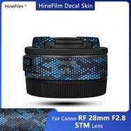 para sa Canon RF28 F2.8 Lens Decal Skin Wrap Cover para sa Canon RF28mm F2.8 STM Lens Sticker Anti-S