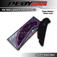 Proper V2 New NMAX 2020 Air Filter Sponge Air Filter Nmax Air Filter Cover